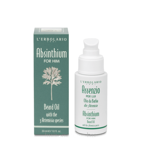 L'Erbolario АБСЕНТ Масло для ухода за бородой 30 мл