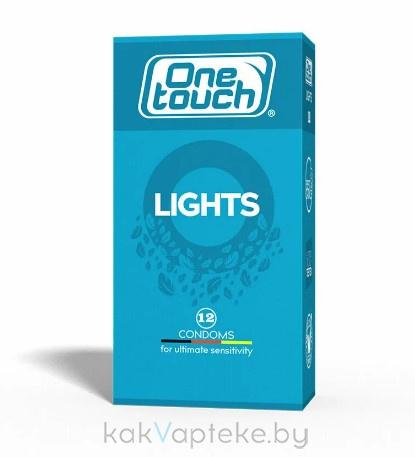 One Touch Lights Презервативы, 12 шт