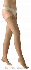Чулки бедренные AVICENUM/АВИЦЕНУМ PHLEBO 140 (плотные,резинка,закрытый носок),р-р M normal цвет 8010