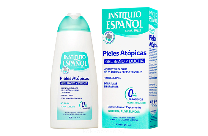 INSTITUTO ESPANOL Гель для ванны и душа / BATH AND SHOWER GEL линии ATOPIC SKIN, 500мл