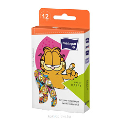 Набор пластырей МАТОРАТ HAPPY размеры: 25 мм х 76 мм, 19 мм х 76 мм