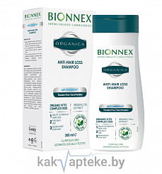 Bionnex Organica Шампунь против выпадения волос против перхоти, 300мл