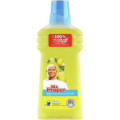 Mr.Proper Моющая жидкость для полов и стен Лимон, 500 мл