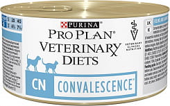 Pro Plan VETERINARY DIETS CN. Корм, консервированный полнорационный диетический для кошек и собак всех возрастов при выздоровлении, 195 г