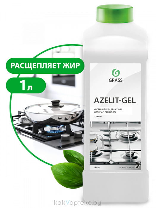 GraSS Чистящее средство "Azelit-gel" (для кухни), 1л