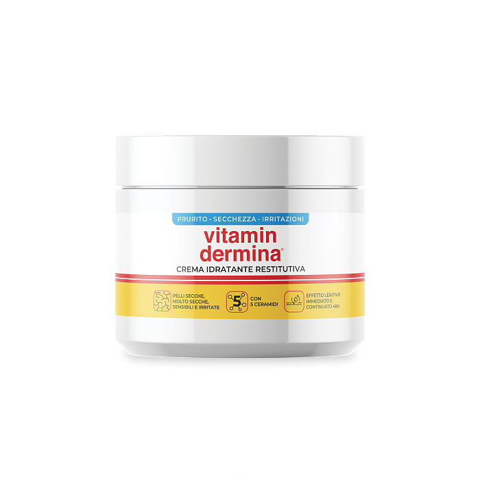 VITAMINDERMINA Крем восстанавливающий, увлажняющий для младенцев, детей и взрослых 400 мл