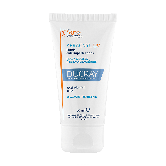 DUCRAY KERACNYL UV Флюид для жирной кожи SPF 50+ 50 мл