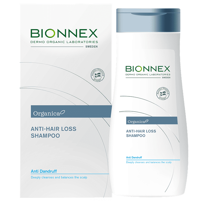 Bionnex Organica Шампунь против выпадения волос против перхоти, 300мл