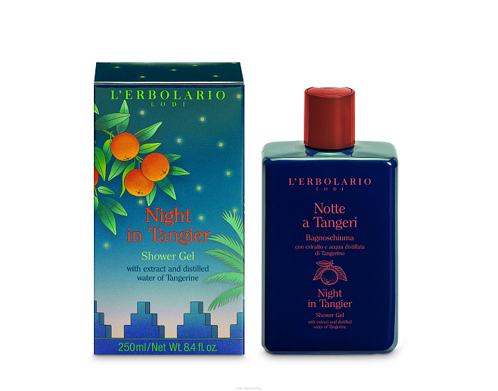 L'Erbolario НОЧЬ В ТАНЖЕРЕ Гель для душа 250 мл