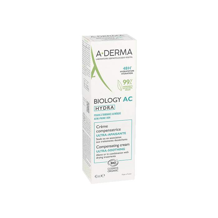 A-DERMA BIOLOGY AC HYDRA Крем восстанавливающий 40 мл