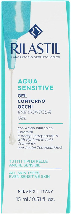 RILASTIL AQUA SENSITIVE Гель для контура глаз 15 мл