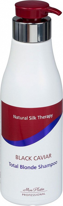 Mon Platin Professional Шампунь для волос цвета блонд с экстр. черной икры, 500 мл