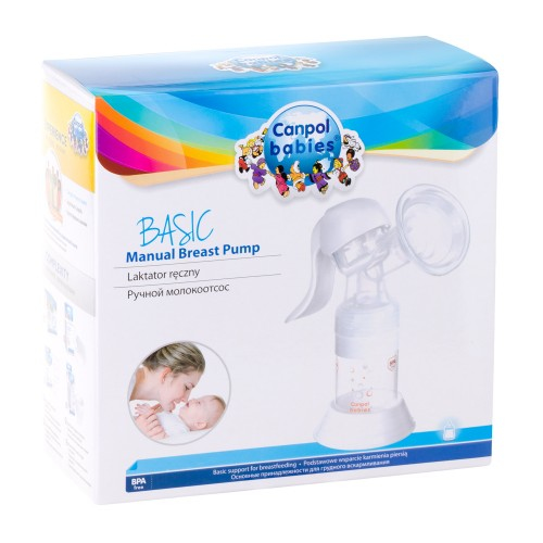 Canpol babies Молокоотсос ручной  Basic с принадлежностями арт.12/205