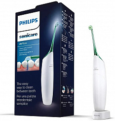 Philips Sonicare AirFloss Электрический прибор для чистки межзубных промежутков HX8261/01 (белый с зелёным)