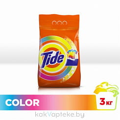 TIDE Автомат Color Средство моющее синтетическое порошкообразное, 3 кг