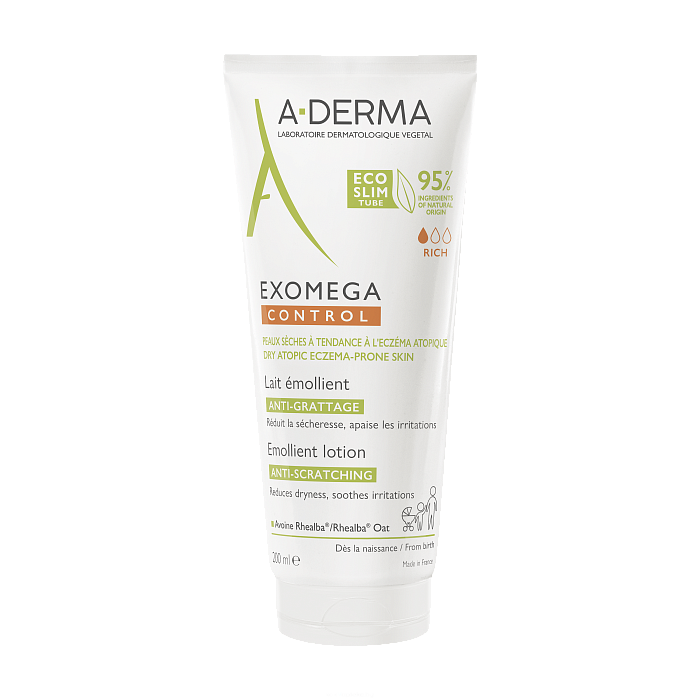 A-DERMA EXOMEGA CONTROL Смягчающий лосьон для лица и тела 200 мл