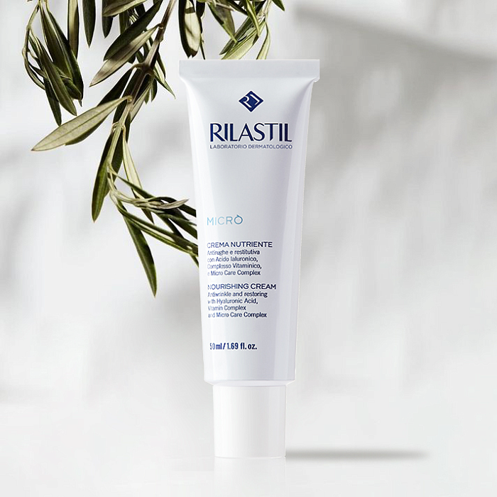 Rilastil MICRO' Питательный восстанавливающий крем против морщин, 50 мл