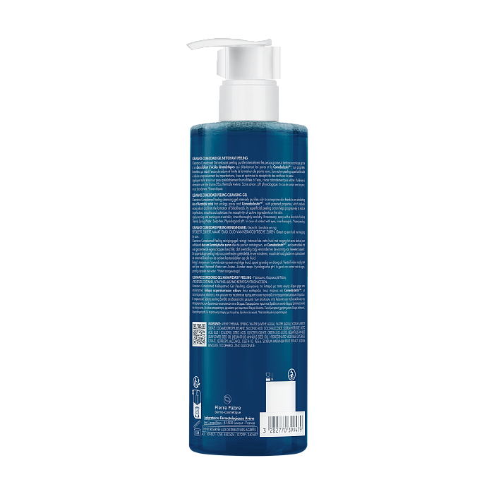 AVENE CLEANANCE COMEDOMED Очищающий обновляющий гель-пилинг для проблемной кожи, склонной к акне (для детей с 12 лет и взрослых) 400 мл