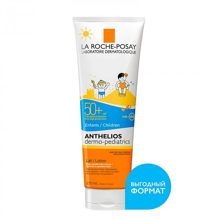 La Roche-Posay молочко солнцезащитное детское для  лица и тела "Anthelios" SPF 50+ 250 мл