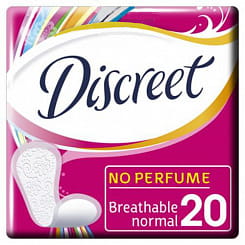 Discreet Normal Женские гигиенические прокладки на каждый день, 20 шт