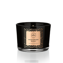 Aroma HOME Ароматизированная свеча в стекле SCENTED CANDLE MASCARADE MASAI, 115 гр