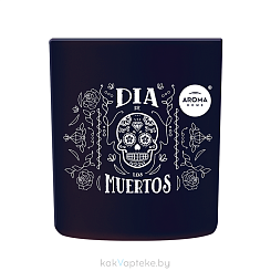 Aroma HOME Свеча ароматизированная для дома Dia De Los Muertos Black Oud, 150 гр