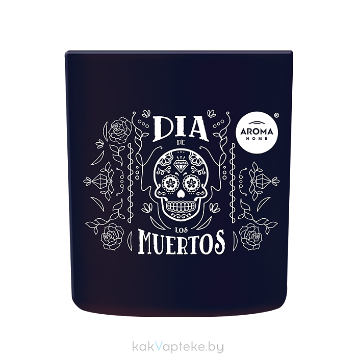Aroma HOME Свеча ароматизированная для дома Dia De Los Muertos Black Oud, 150 гр