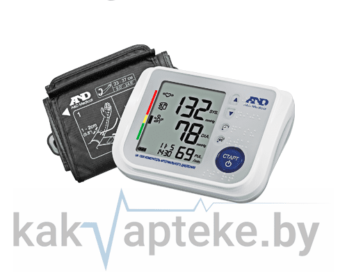 Прибор для измерения артериального давления и частоты пульса цифровой  автомат AND UA-1300