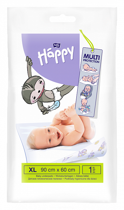 Bella Baby Happy Пеленки гигиенические для детей 60*90 см 1 шт