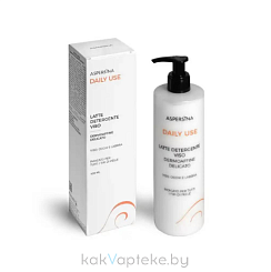 Pharmalife Research ASPERSINA DAILY USE LATTE DETERGENTE VISO Молочко для снятия макияжа нежное с муцином улитки и гиалуроновой кислотой 400 мл