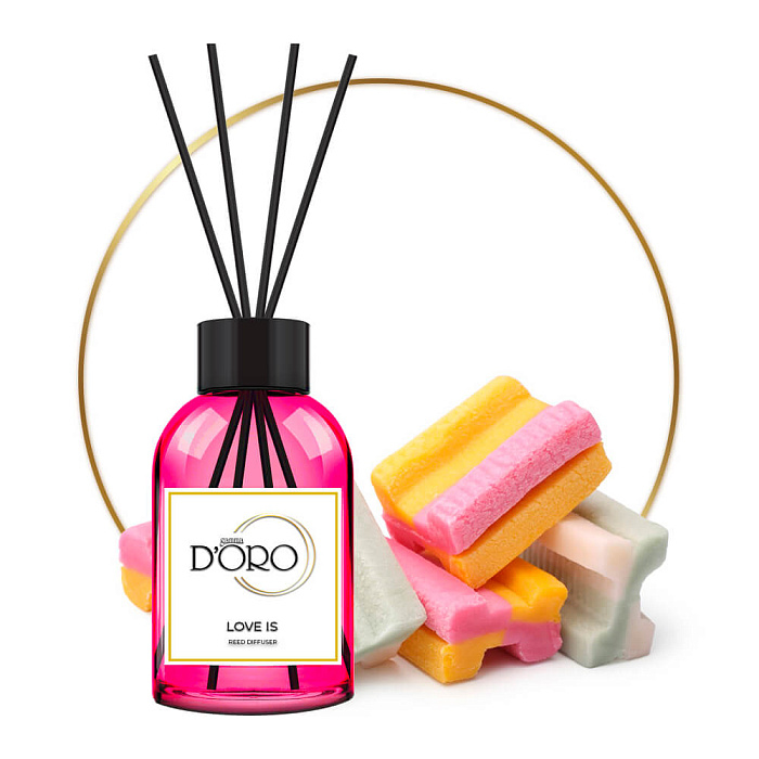 Gamma D'ORO Аромадиффузор для дома Love is (жвачка) 55 мл LOVE IS