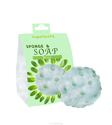 Мочалка для тела с мылом Cupellia SPA SP50/MR, Mint