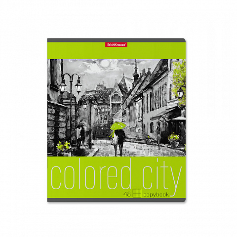 ErichKrause  Тетрадь 48л Colored City, кл. 58275