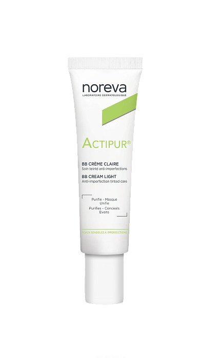 NOREVA АКТИПЮР ВВ Крем для лица, светлый тон, 30 мл