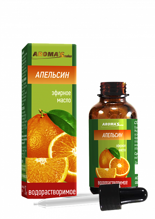 AROMA’Saules Масло эфирное водорастворимое "Апельсин",30 мл