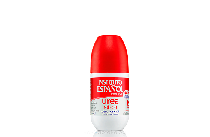 INSTITUTO ESPANOL Дезодорант-антиперспирант шариковый c 2% мочевины/ UREA 2% DESODORANTE ANTITRANSPIRANTE ROLL ON линии UREA, 75мл