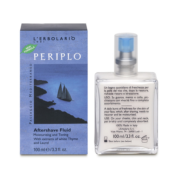 L'Erbolario КРУГОСВЕТНОЕ ПЛАВАНИЕ Эмульсия после бритья с экстрактами белого тмина и лавра 100 мл