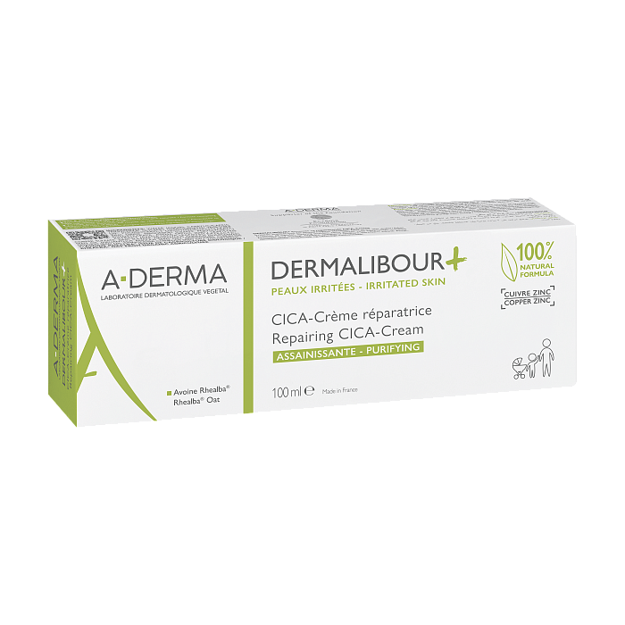 A-DERMA DERMALIBOUR+ CICA Восстанавливающий крем 100 мл