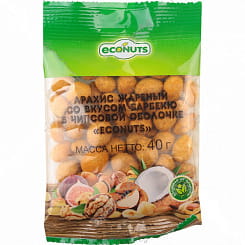 Econuts Арахис жареный в хрустящей оболочке со вкусом барбекю, 100 гр