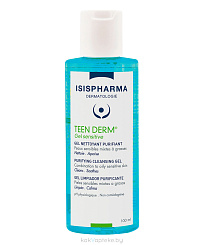 ISISPHARMA TEEN DERM Gel sensitive (Тин дерм сенситив) Гель очищающий для умывания чувствительной комбинированной и жирной кожи,100 мл