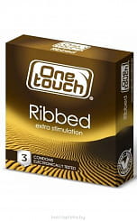 One Touch Ribbed Презервативы, 3 шт