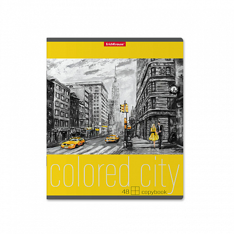 ErichKrause  Тетрадь 48л Colored City, кл. 58275
