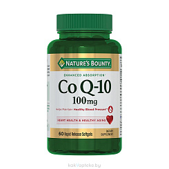 Nature's Bounty Коэнзим Q10 100 мг, БАД капсулы №60