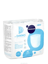 Dr.DINNO Premium Трусы впитывающие для взрослых одноразовые (размер M) 10 шт