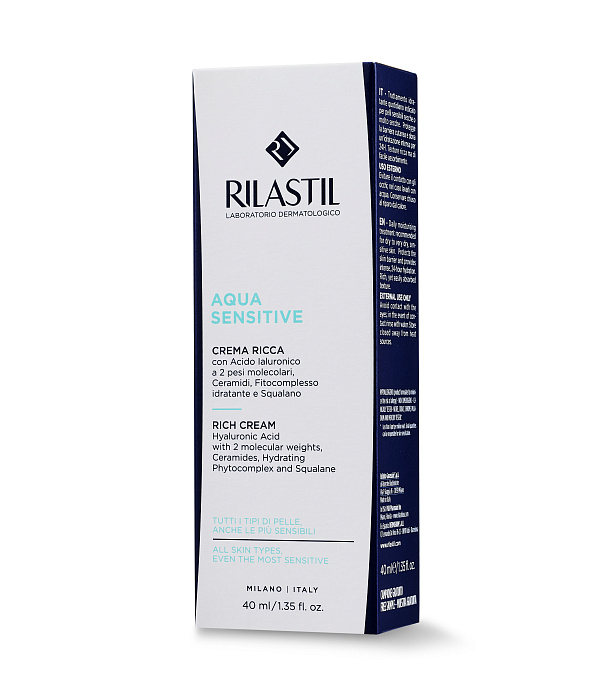 RILASTIL AQUA SENSITIVE Насыщенный крем 40 мл
