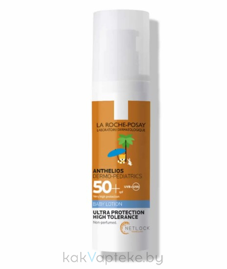 La Roche-Posay Anthelios Dermo-Pediatrics Молочко солнцезащитное для лица и тела для младенцев и детей SPF50+ 50 мл