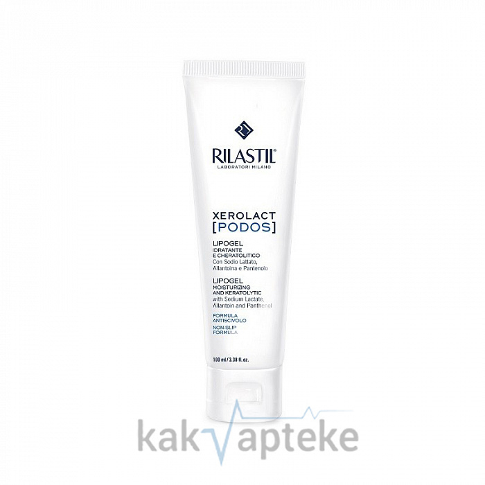 Rilastil XEROLACT PODOS Липогель увлажняющий, отшелушивающий, 100 мл