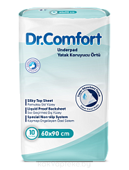 Dr.Comfort Впитывающие пеленки для взрослых 60х90, 10 шт