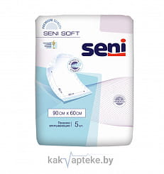 Seni Soft Пеленки гигиенические 90*60 см (впитывающие), 5 шт