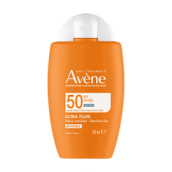 AVENE Ультралегкий солнцезащитный невидимый флюид для лица SPF 50 50 мл